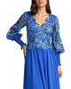 Tadashi Shoji Tadashi Shoji Dansby Embroidered Bishop Sleeve Gown - 4