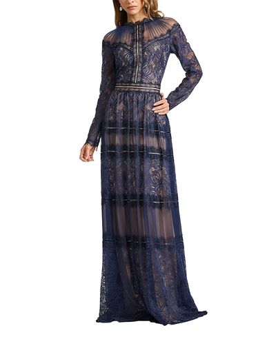 Tadashi Shoji Tadashi Shoji Debore Orchid Lace Gown