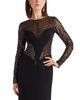 Tadashi Shoji Tadashi Shoji Duin Sequin Hourglass Embroidered Gown - 4