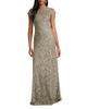 Tadashi Shoji Tadashi Shoji Dusen Vine Embroidered Tulle Gown - 1
