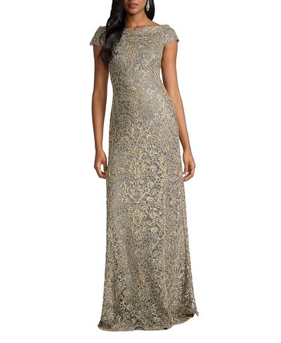 Tadashi Shoji Tadashi Shoji Dusen Vine Embroidered Tulle Gown