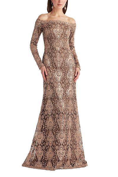 Tadashi Shoji Tadashi Shoji Elisara Sequin Embroidered Gown