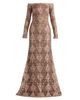 Tadashi Shoji Tadashi Shoji Elisara Sequin Embroidered Gown - 5