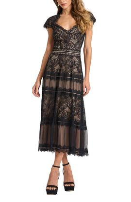Tadashi Shoji Tadashi Shoji Lace V-Neck Midi Dress