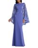 Tadashi Shoji Tadashi Shoji Margolin Embroidered Cape Gown - 1