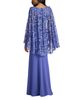 Tadashi Shoji Tadashi Shoji Margolin Embroidered Cape Gown - 2