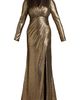 Tadashi Shoji Tadashi Shoji Metallic Long Sleeve Gown - 4