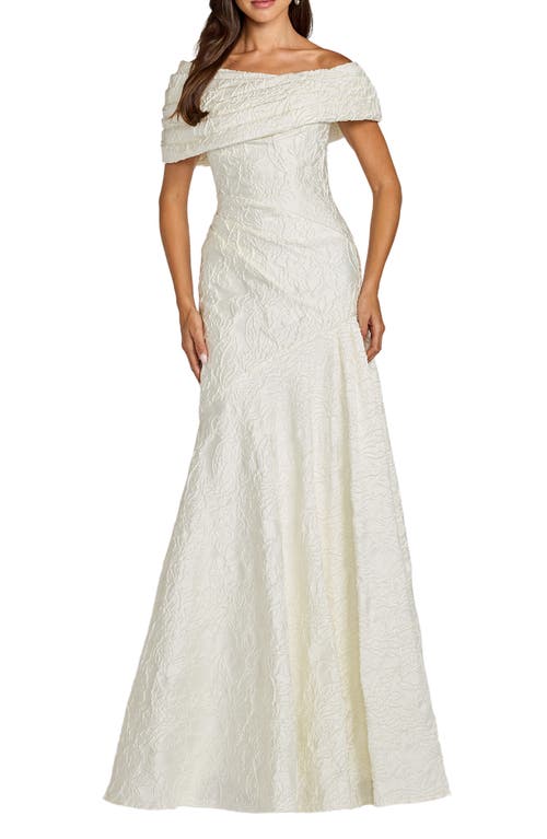 Tadashi Shoji Tadashi Shoji Off the Shoulder Mermaid Gown