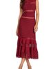 Tadashi Shoji Tadashi Shoji Pintucked Sleeveless Midi Cocktail Dress - 1