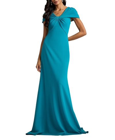 Tadashi Shoji Tadashi Shoji Rafner Twist Neck Gown