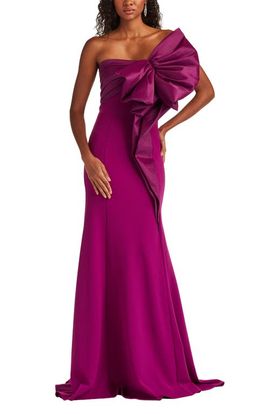 Tadashi Shoji Tadashi Shoji Strapless Bow Taffeta Gown