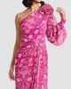 Tadashi Shoji Women's Bosson One-Shoulder Floral Chiffon Gown - 5