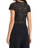 Tadashi Shoji Women's Corded Lace Short-Sleeve Jumpsuit - 4