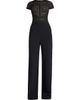 Tadashi Shoji Women's Corded Lace Short-Sleeve Jumpsuit - 6