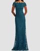 Tadashi Shoji Women's Embellished Lace Illusion-Neck Gown - 2