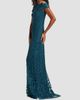Tadashi Shoji Women's Embellished Lace Illusion-Neck Gown - 5