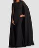 Tadashi Shoji Women's Massaro Embroidered Cape Gown - 2