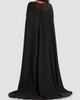 Tadashi Shoji Women's Massaro Embroidered Cape Gown - 3