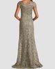 Tadashi Shoji Women's Metallic Lace Column Gown - 3