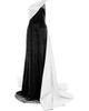 Tadashi Shoji Women's One-Shoulder Crepe Taffeta Gown - 4