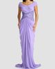 Tadashi Shoji Women's Pleated Chiffon & Metallic Lace Gown - 2