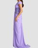Tadashi Shoji Women's Pleated Chiffon & Metallic Lace Gown - 5