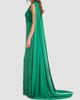 Tadashi Shoji Women's Sequin-Embroidered Lace Cape Gown - 6
