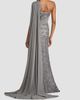 Tadashi Shoji Women's Sequined Lace One-Shoulder Gown - 3