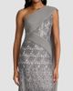 Tadashi Shoji Women's Sequined Lace One-Shoulder Gown - 5