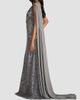 Tadashi Shoji Women's Sequined Lace One-Shoulder Gown - 6