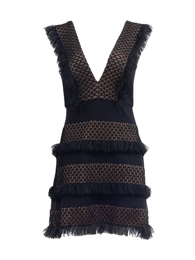 Tadashi Shoji Women's Tiered Ruffle Minidress