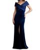 Tadashi Shoji Women's Velvet Off-The-Shoulder Gown - 3