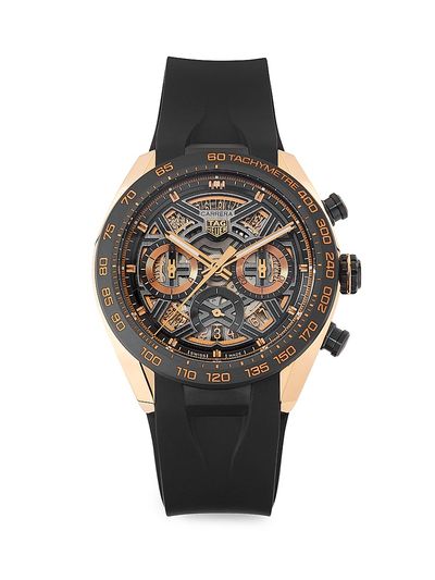 TAG Heuer Women's Carrera TH-20 Extreme 18K Rose Gold, Titanium & Rubber Chronograph Watch/44MM