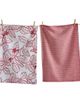 tag tag Ainslie Hammam Terry Dishtowel S/2 Red Red Cotton Everyday  - 1