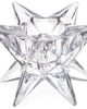 tag tag Ara Clear Glass Starburst Reversible Candle Holder Unit - 1