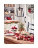 tag tag Farmhouse Christmas Cookie Jar with Lid Earthenware - 3