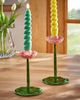 tag tag Flor Taper Holder Lg Multi Enamel Iron Spring - 2