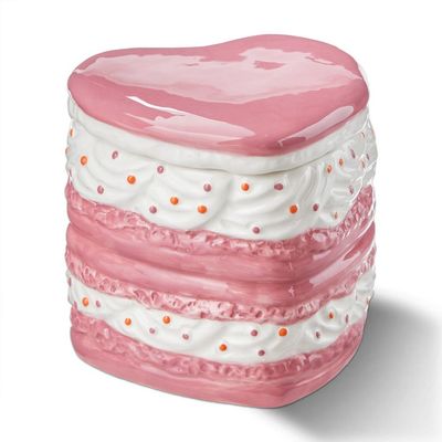 tag tag Heart Macaron Scented Candle Multi Ceramic 3.5x3.12x3.5