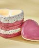 tag tag Heart Macaron Scented Candle Multi Ceramic 3.5x3.12x3.5 - 2