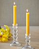 tag tag Lucia Clear Soda Lime Glass Taper Candle Holder 3.15x3.15x3.94 - 2