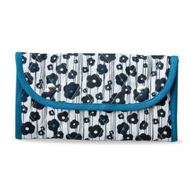 tag tag Oh So She Roll Up Make Up Pouch Teal Teal Cotton Everyday