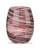 tag tag Plum Purple Swirl Stemless Wine Glass Dishwasher Safe  - 1