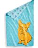tag tag Super Absorbent Kitchen Towel Eclectic Frenchie Blue Multi Dishtowel 18 x 30 - 1