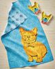 tag tag Super Absorbent Kitchen Towel Eclectic Frenchie Blue Multi Dishtowel 18 x 30 - 2
