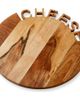 tag tag The Big Cheese Board Natural Acacia Wood Everyday Serving Tray - 1