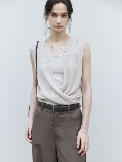 tageechita TG Multi-wear Knit Sleeveless Top