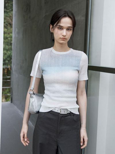 tageechita TG Smudged Short Sleeve T-Shirt