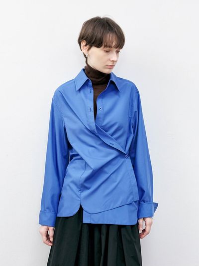 tageechita TG_Design two-way shirt_BLUE