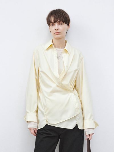 tageechita TG_Design two-way shirt_YELLOW