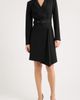 Tahari ASL Tahari ASL Belted Asymmetric Long Sleeve Dress - 1